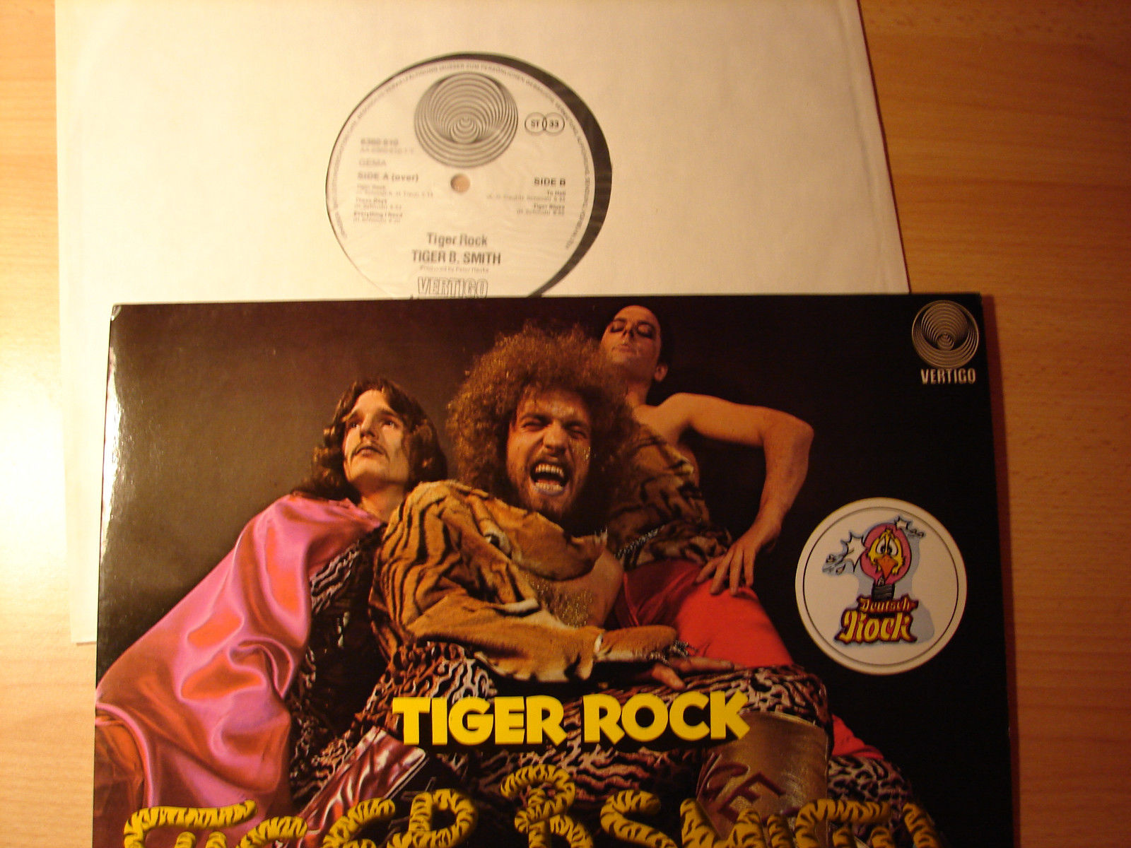 Popsike.com - TIGER B. SMITH TIGER ROCK LP ORIG GER 1972 VERTIGO SWIRL ...