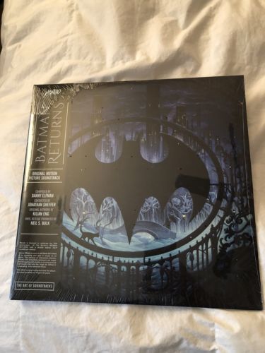  - Batman Returns Soundtrack Danny Elfman LP 180 Gram BLACK Vinyl  MONDO 2 LP - auction details