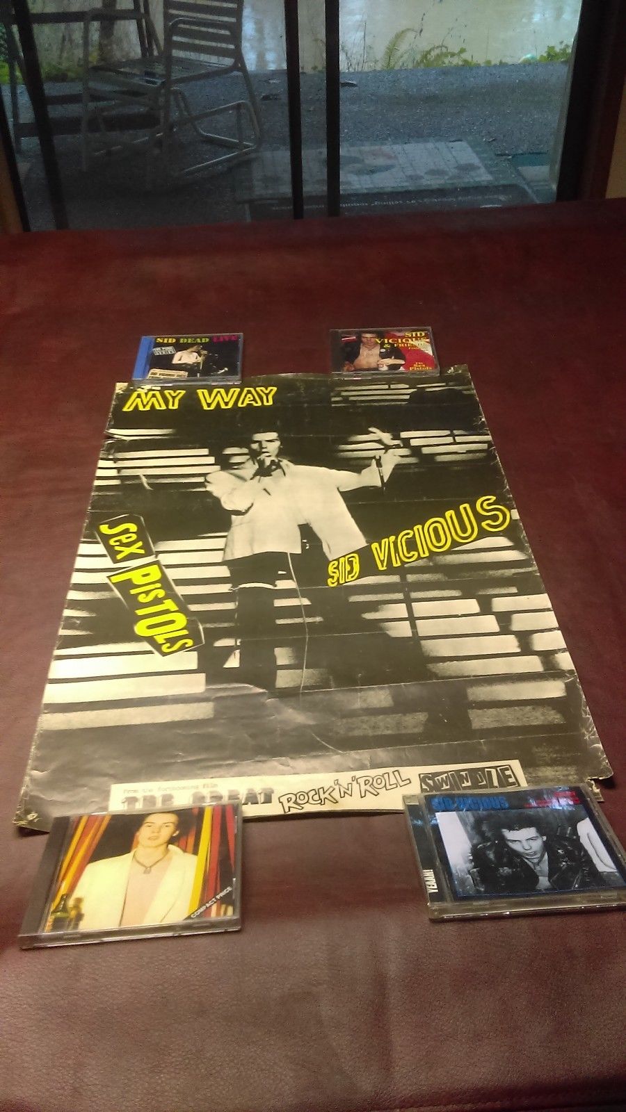 popsike.com - Sid Vicious orig. MY WAY Promo poster Sex Pistols The Clash  The Damned no reserv - auction details