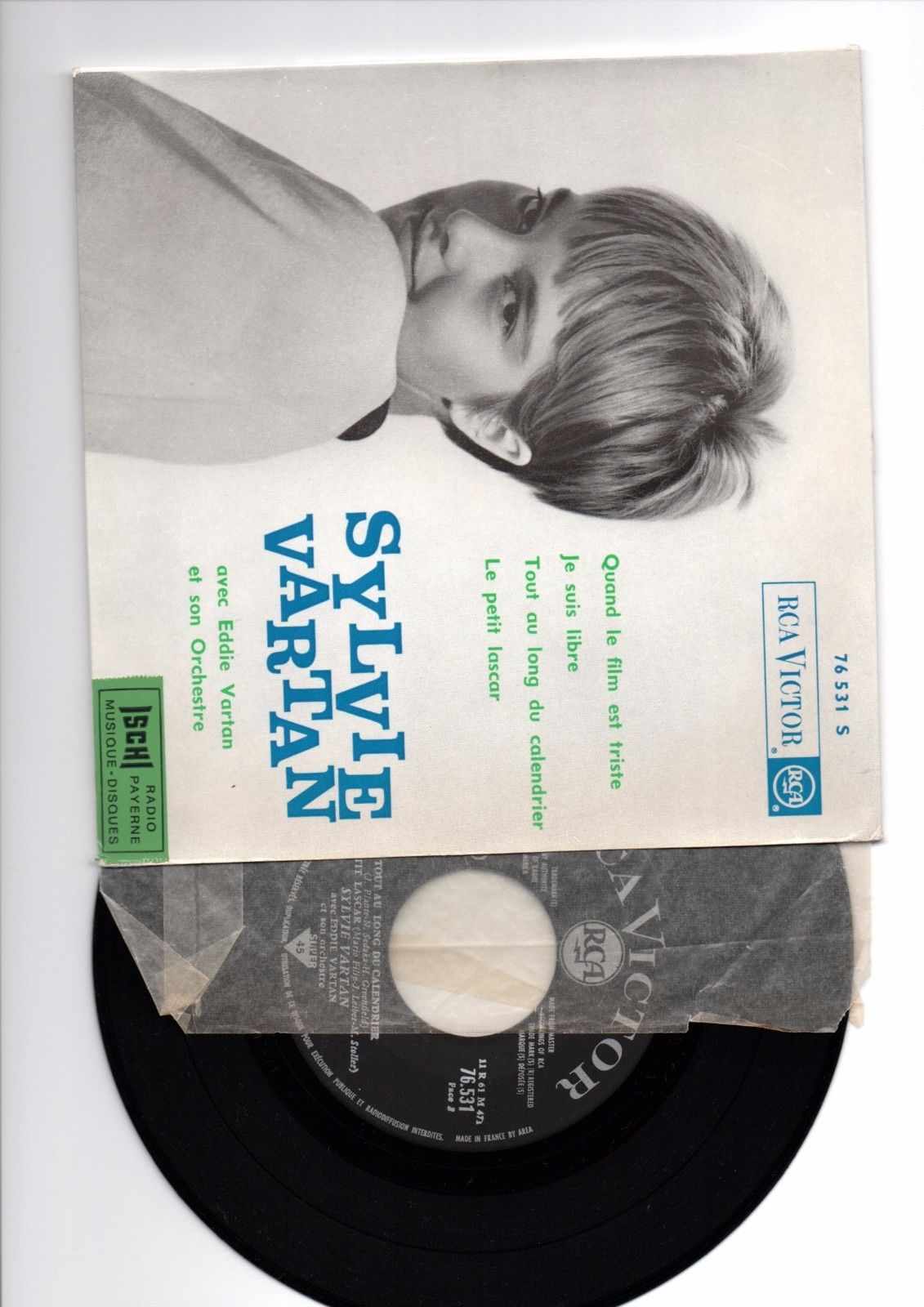 popsike.com - 1ER 45T SYLVIE VARTAN Quand le film est triste 1962 EX -  auction details