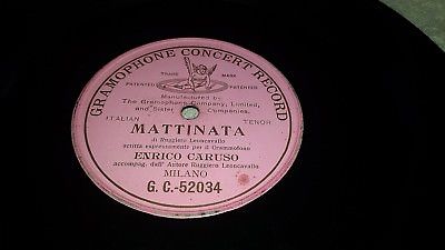 popsike 78 RPM Enrico Caruso Gramophone Concert Record G. C