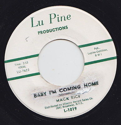 Popsike.com - Mack RICE * Baby I'm Coming Home B/w My Baby * 1964 ...