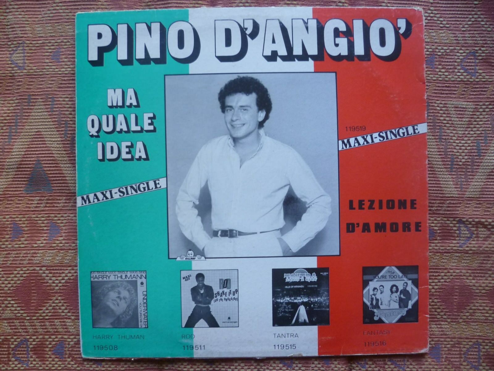  PINO D ANGIO - Ma Quale Idea ( 12'' - Maxi Single - Italo  Disco - Rare - VG+ ) - auction details
