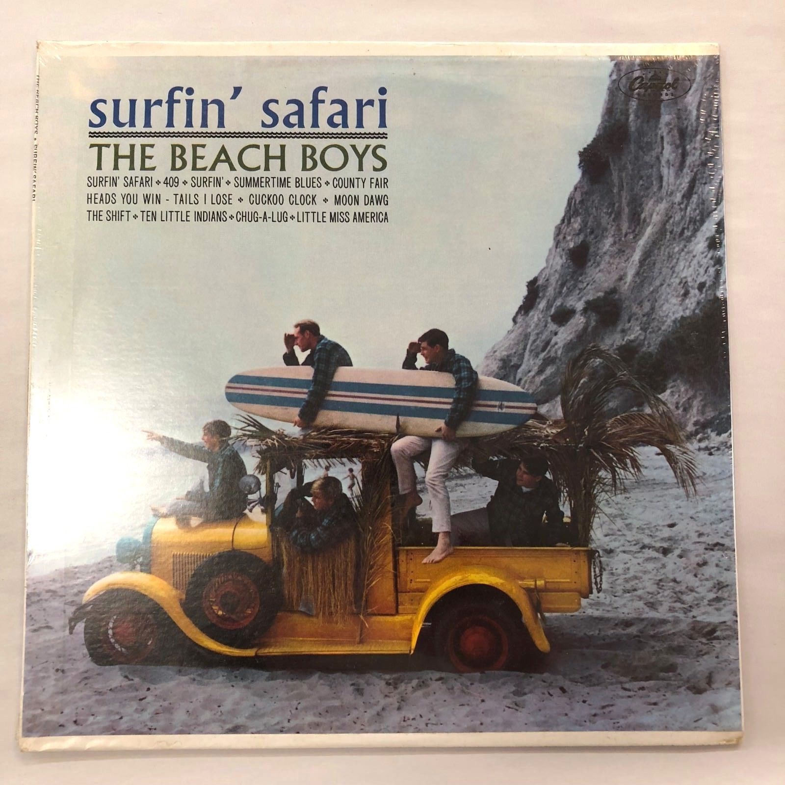 Popsike.com - Beach Boys "Surfin' Safari" LP Capitol Records Re-Release ...