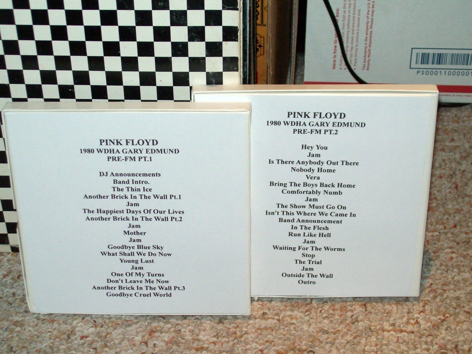  PINK FLOYD-1980 Live Wall WDHA Pre-FM Gary Edmund-EXCELLENT  REEL TO REEL TAPES - auction details