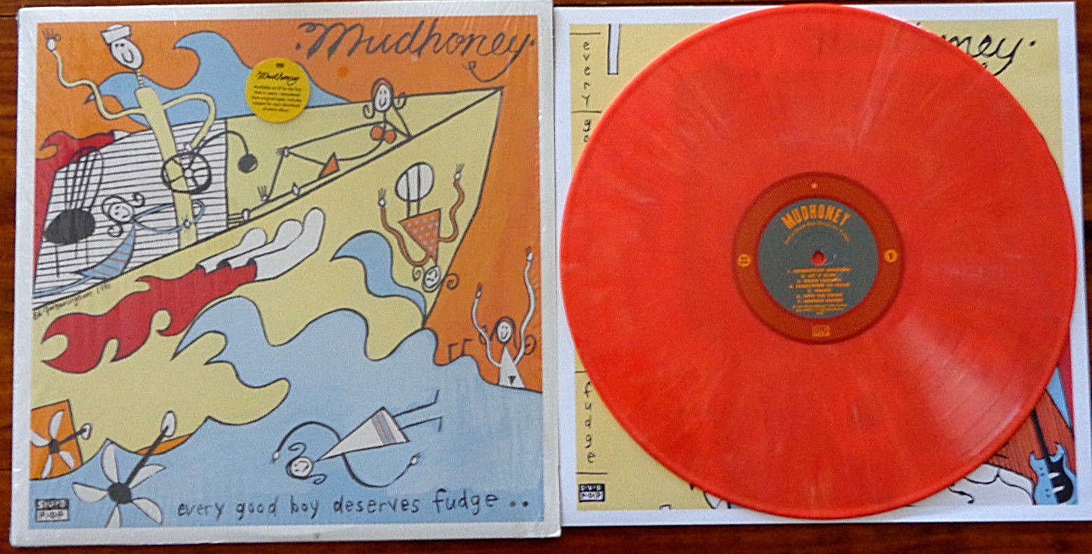 popsike.com - Mudhoney - Every Good Boy Deserves Fudge - LP ORANGE