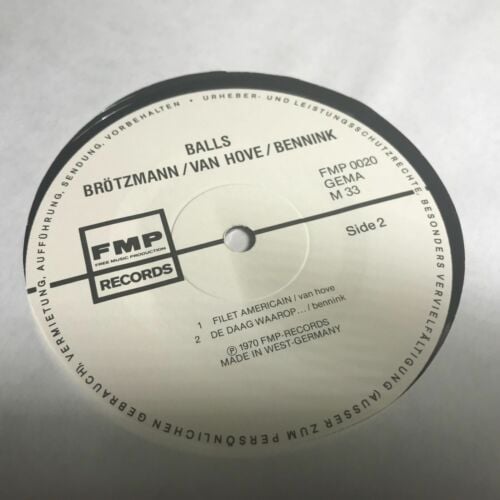 popsike.com - Peter Brötzmann / Fred Van Hove / Han Bennink - Balls Jazz  EX/VG LP FMP SAJ 1... - auction details