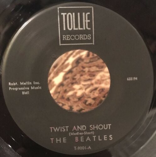 Popsike.com - RARE The Beatles “Twist And Shout” 45 | Tollie Black ...