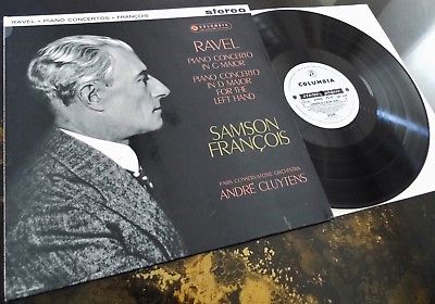 popsike.com - Ravel: Piano Concertos - Samson Francois / Cluytens  **Columbia SAX 2394 ED1 LP** - auction details