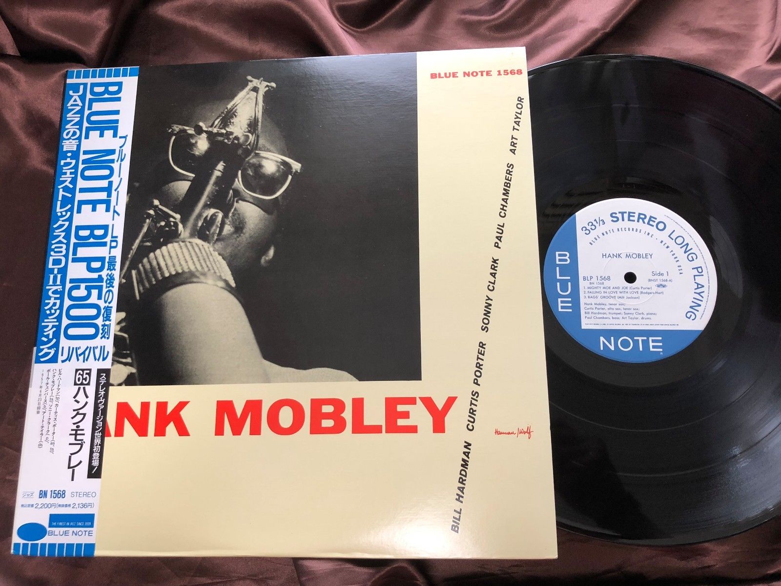 popsike.com - HANK MOBLEY BLUE NOTE BN 1568 OBI STEREO Japan Vinyl