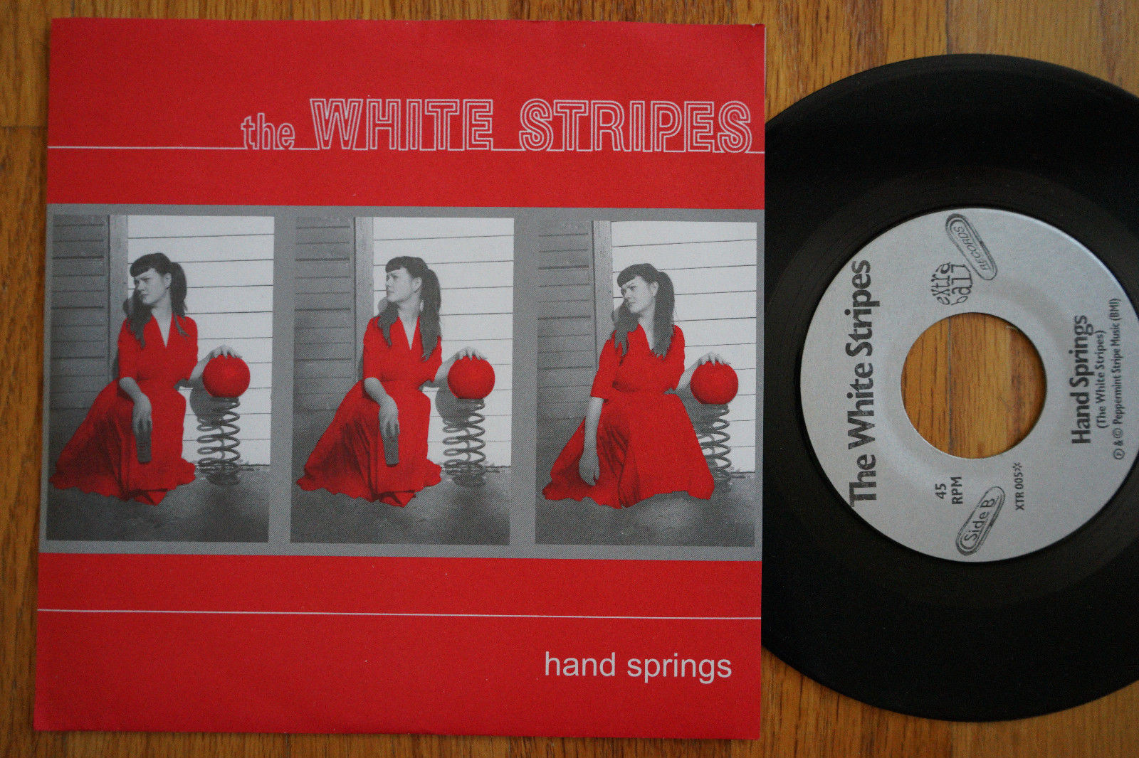 popsike The WHITE STRIPES hand springs DIRT BOMBS Split