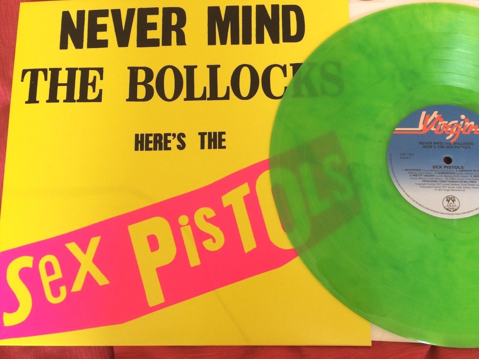 popsike.com - sex pistols - never mind the bollocks green vinyl reissue LP  FREE UK POST - auction details