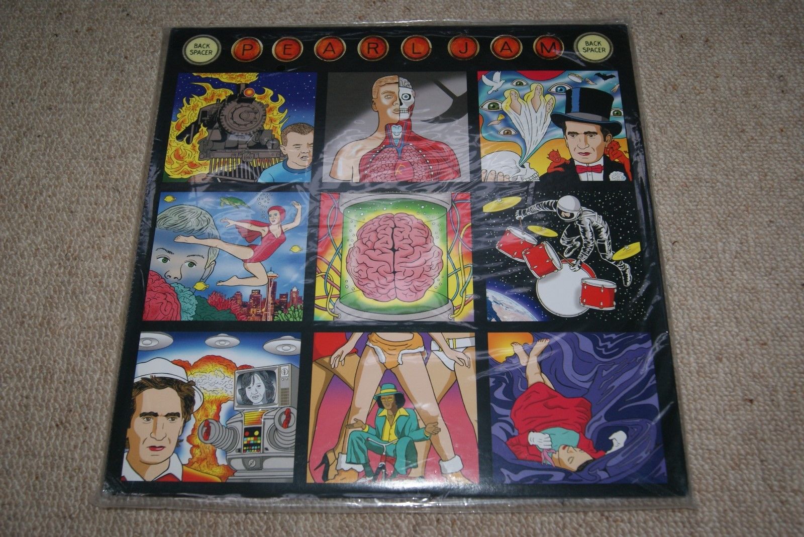 popsike.com - PEARL JAM BACKSPACER VINYL LP US IMPORT NEW & SEALED Ten ...