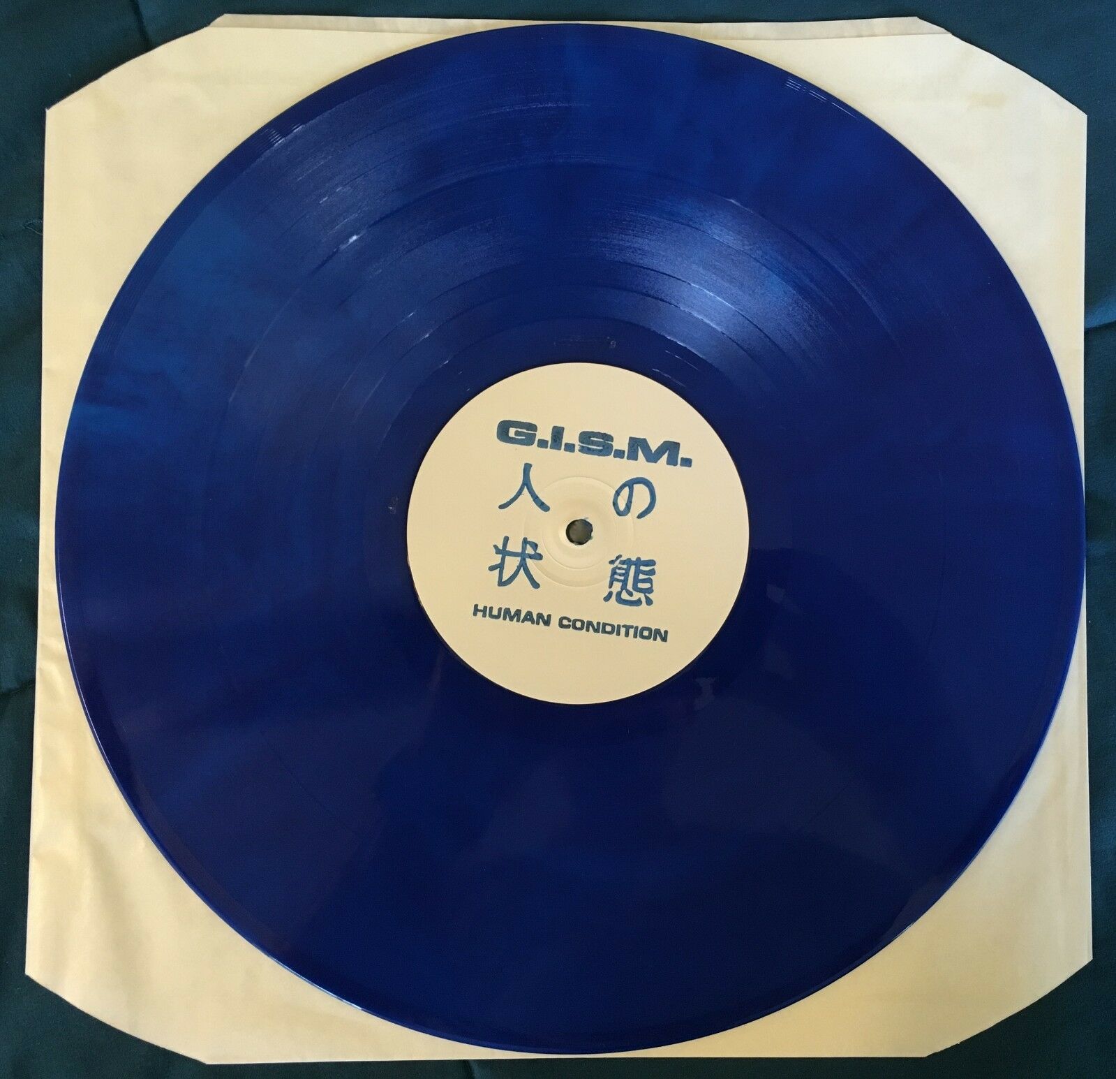 popsike.com - GISM Human Condition LP | 1995 BLUE VINYL + BOOKLET | zouo  discharge - auction details