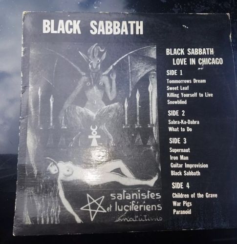 popsike.com - BLACK SABBATH Love in Chicago 2-11-74 LIVE 2 LP