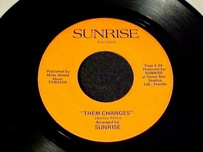 popsike.com - SUNRISE Them Changes RARE FLORIDA PRIVATE PRESS 70s FUNK ...