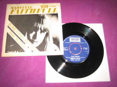 popsike.com - MARIANNE FAITHFUL - SOMETHING BETTER/SISTER MORPHINE ...