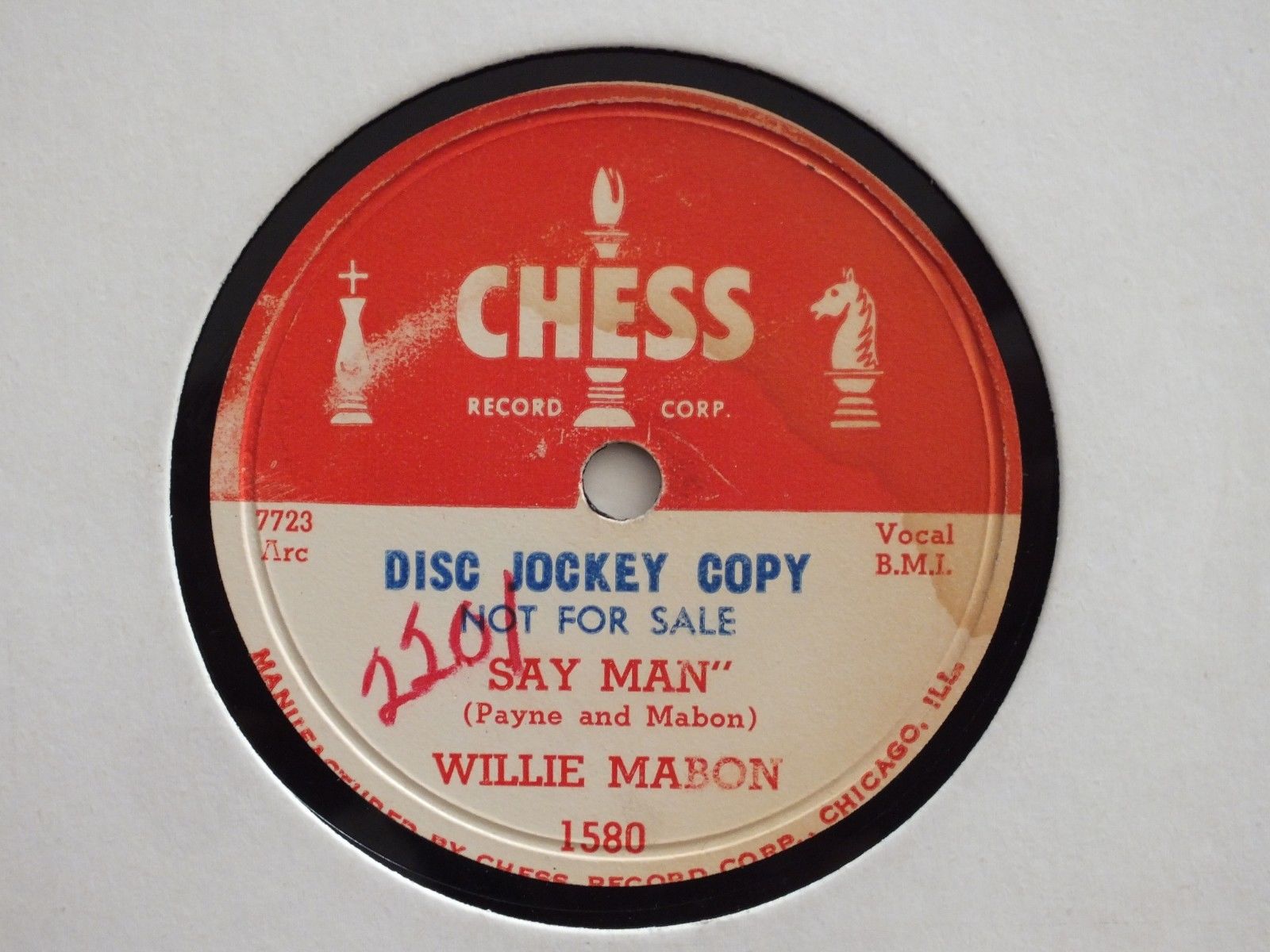 popsike.com - WILLIE MABON - Say man/Poison ivy - CHESS 1580