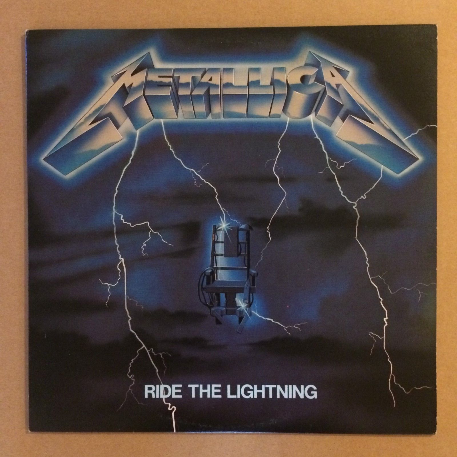Metallica Ride The Lightning Lp 1984 Banzai Records Brc 1909 Canada