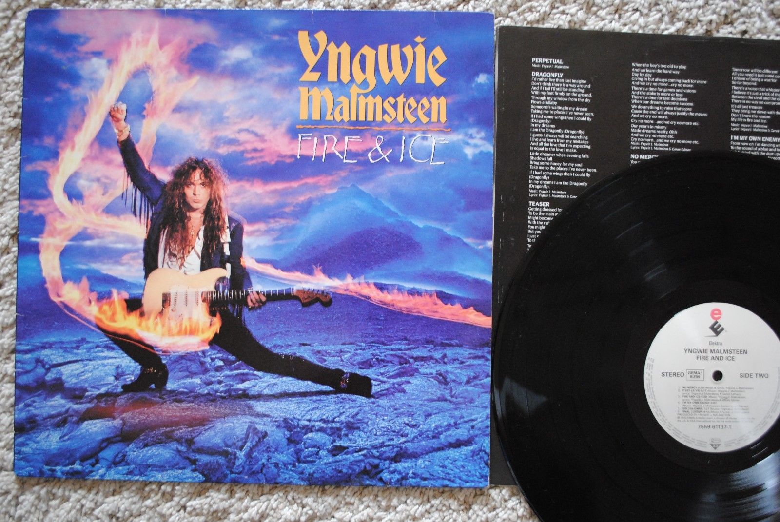 popsike.com - Yngwie Malmsteen Fire & Ice 1 x Vinyl First Press