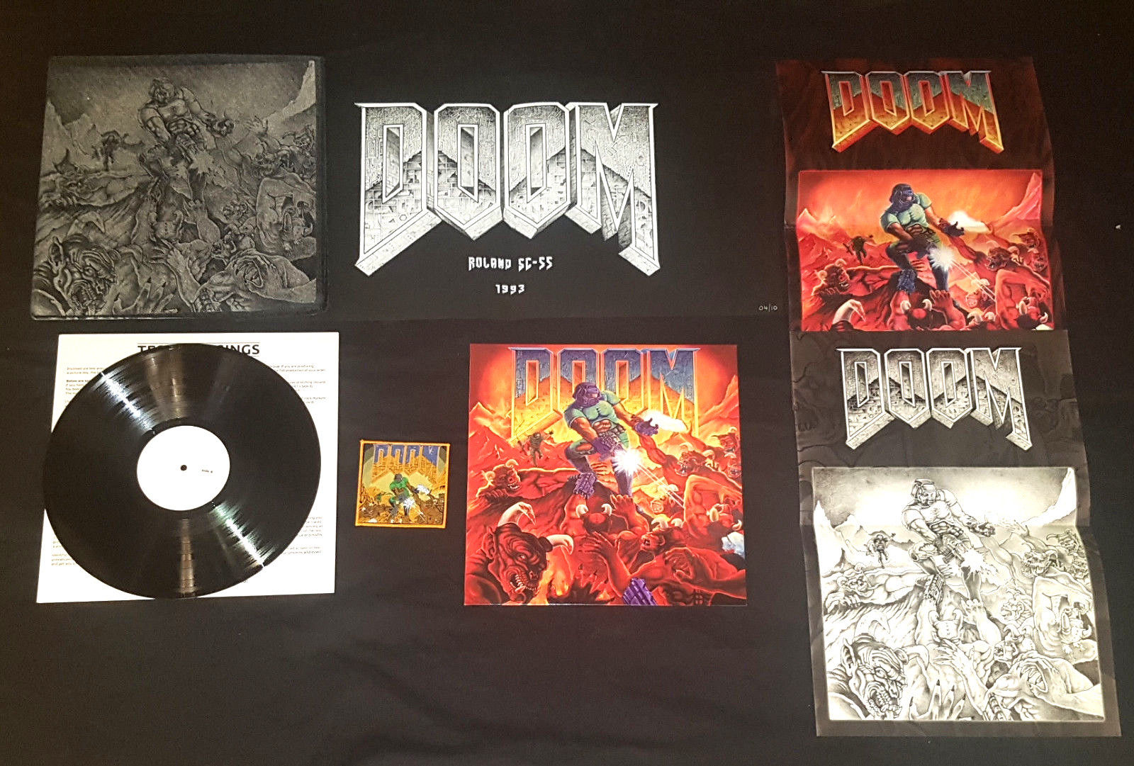 popsike.com - DOOM 1993 OST LP record Test Press Original Video Game  Soundtrack Test Pressing - auction details