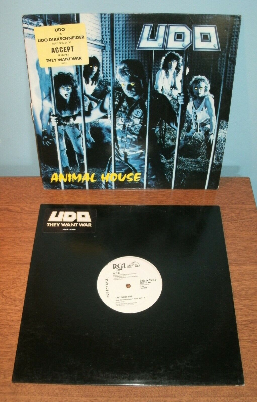 popsike.com - U.D.O. Accept Animal House LP 1987 & They Want War