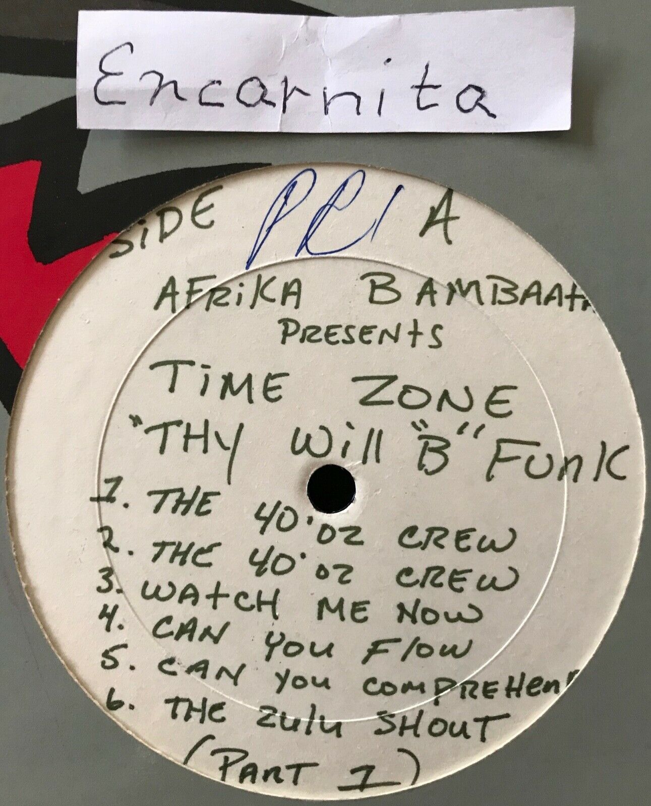 popsike.com - Afrika Bambaataa Presents Time Zone ?– Thy Will 