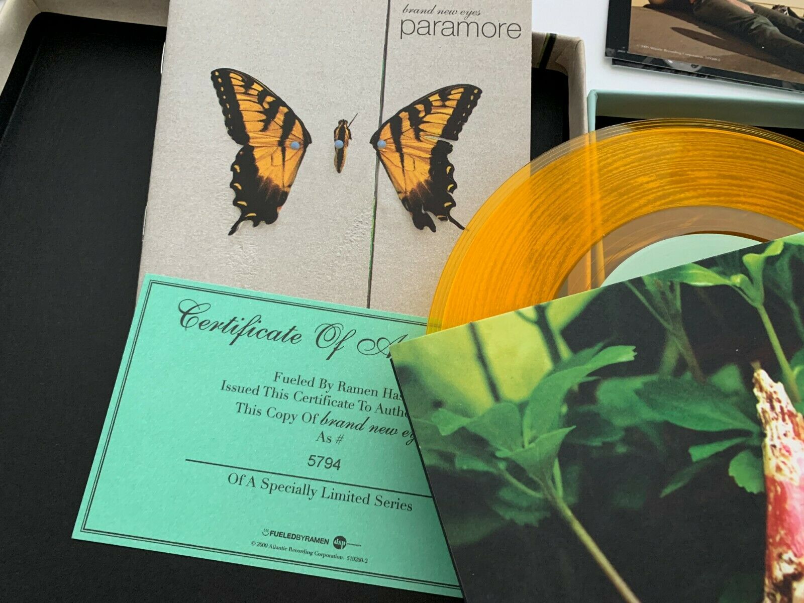  Paramore Brand New Eyes Vinyl Boxset - Rare - no poster -  auction details