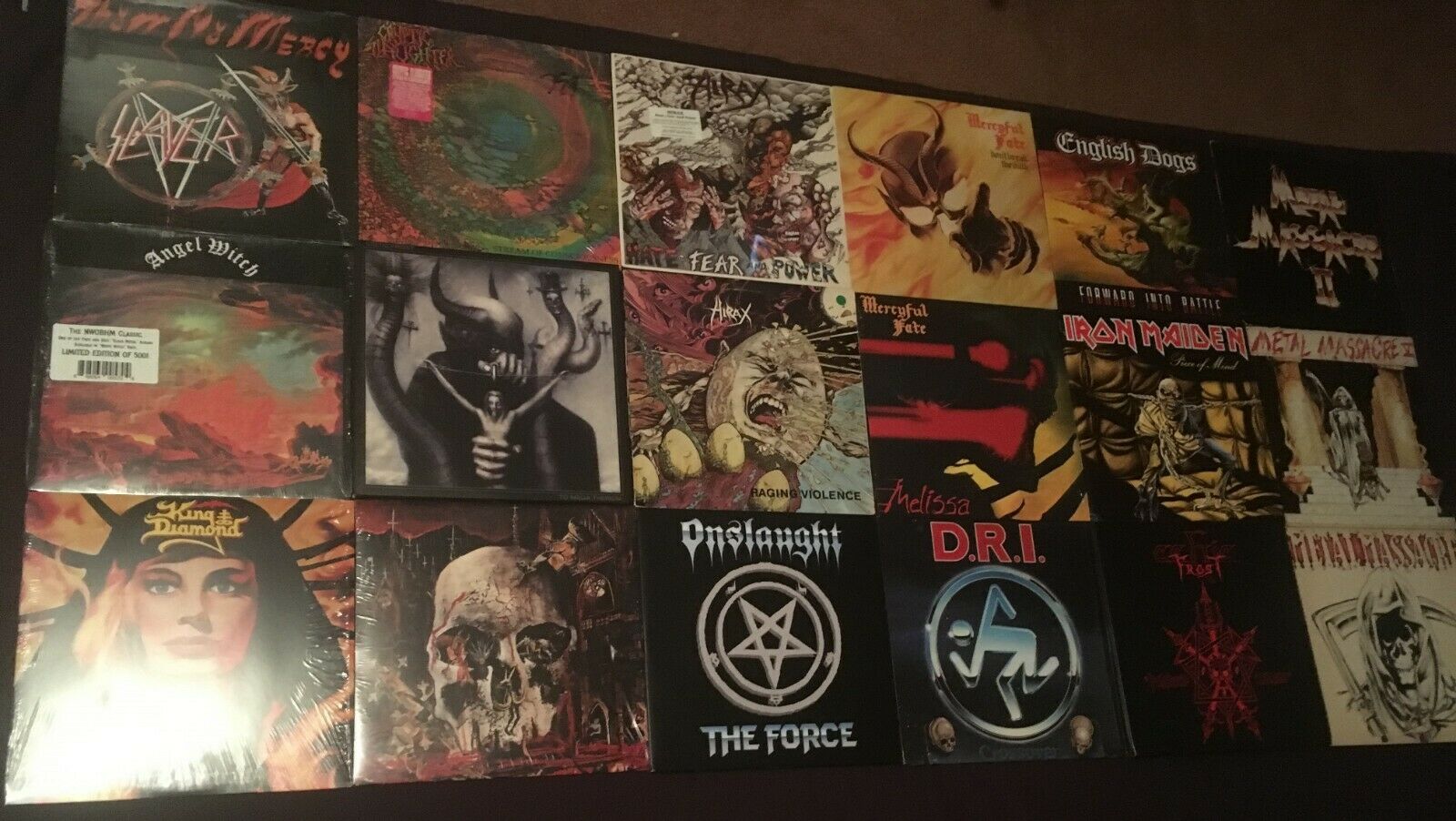 popsike.com - 18X SLAYER CELTIC FROST MERCYFUL FATE KING DIAMOND