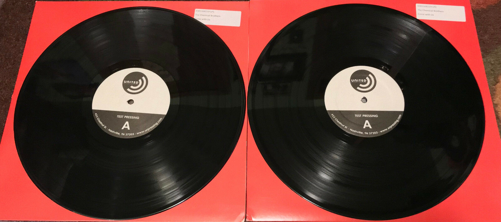 popsike.com - Chemical Brothers ?Come With Us TEST PRESS vinyl 2X