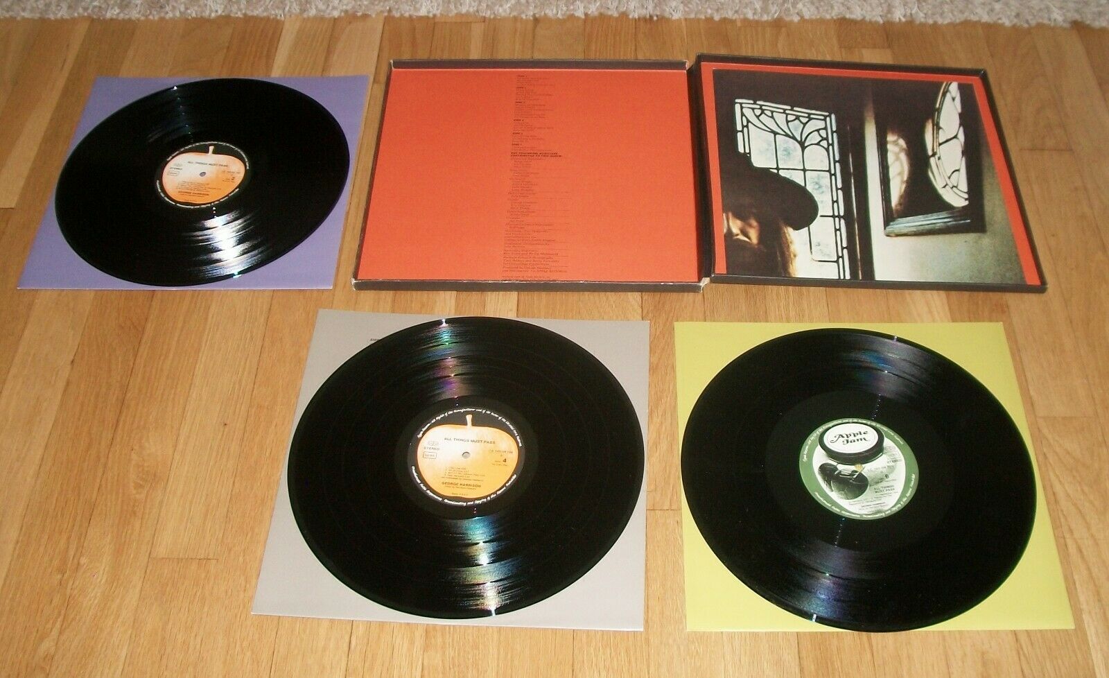 George Harrison 3 Lp All Things Must Pass Original Apple W Poster Auction Details