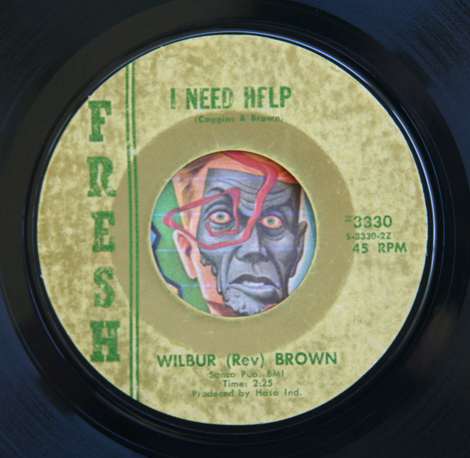 Popsike.com - HEAR Wilbur Rev Brown 45 I Need Help/Stop And Think ...