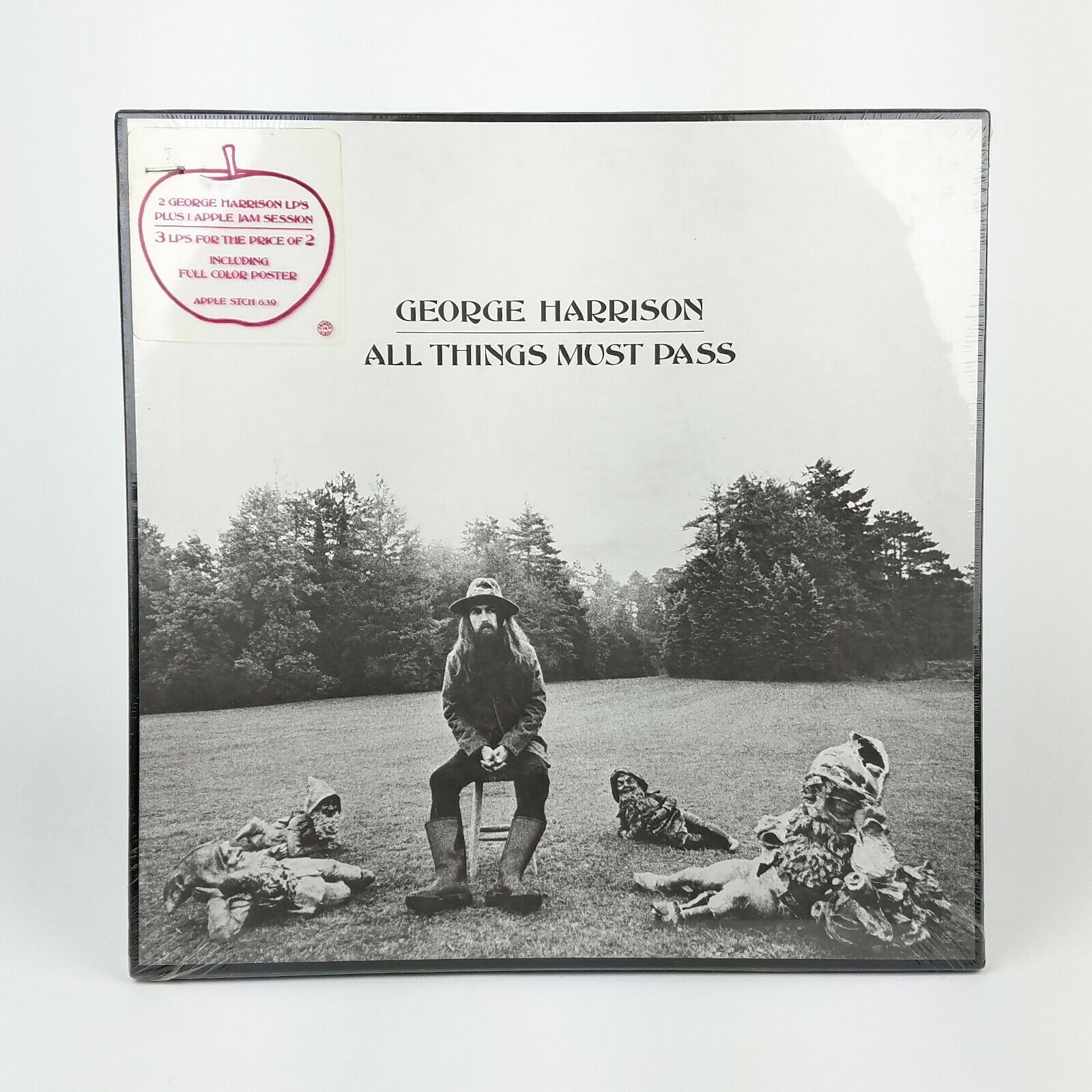 George Harrison Original Sealed 1970 All Things Must Pass Stch 639 1st Us Press