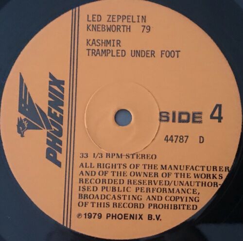 popsike.com - Led Zeppelin ?– Knebworth 79 2 X LP Phoenix Records