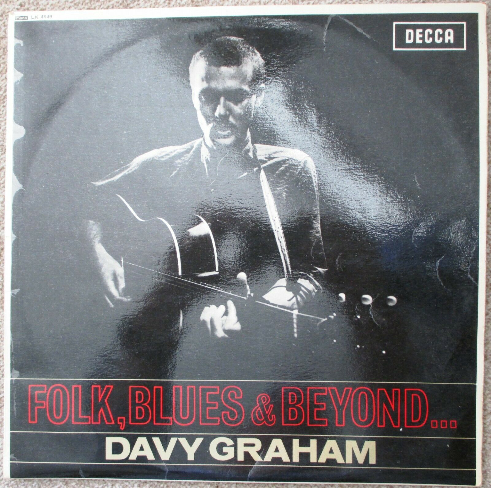 レコード】 Davy GRAHAM / Folk Blues and Beyond-