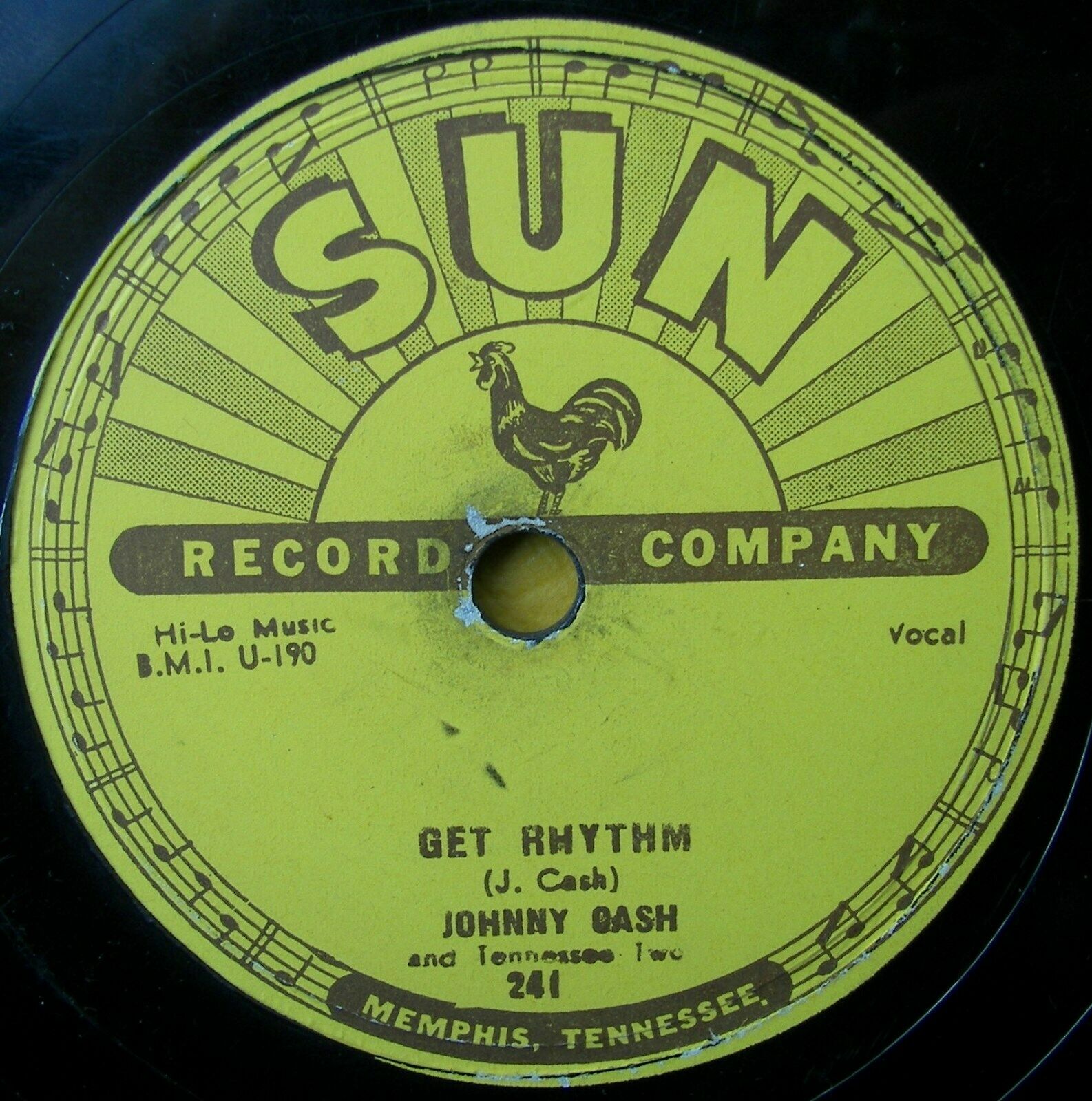 popsike.com - 78 RPM record Johnny Cash Sun 241 I walk the line b