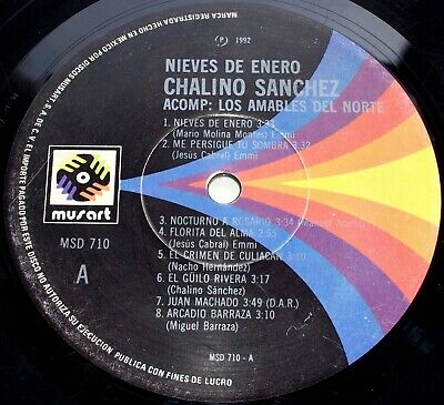 popsike.com - LP CHALINO SANCHEZ Nieves de enero MUSART MSD 710