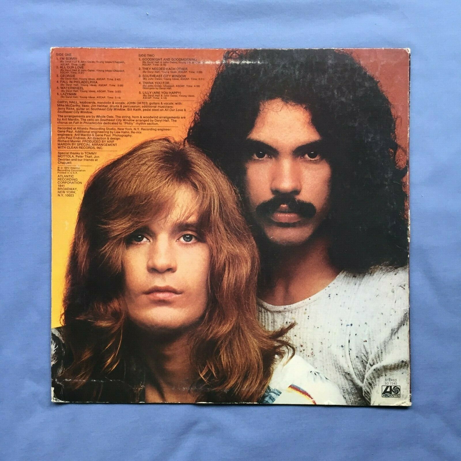 popsike.com - Daryl Hall & John Oates Whole Oats 1972 MONO White Label PROMO  LP with INSERT - auction details