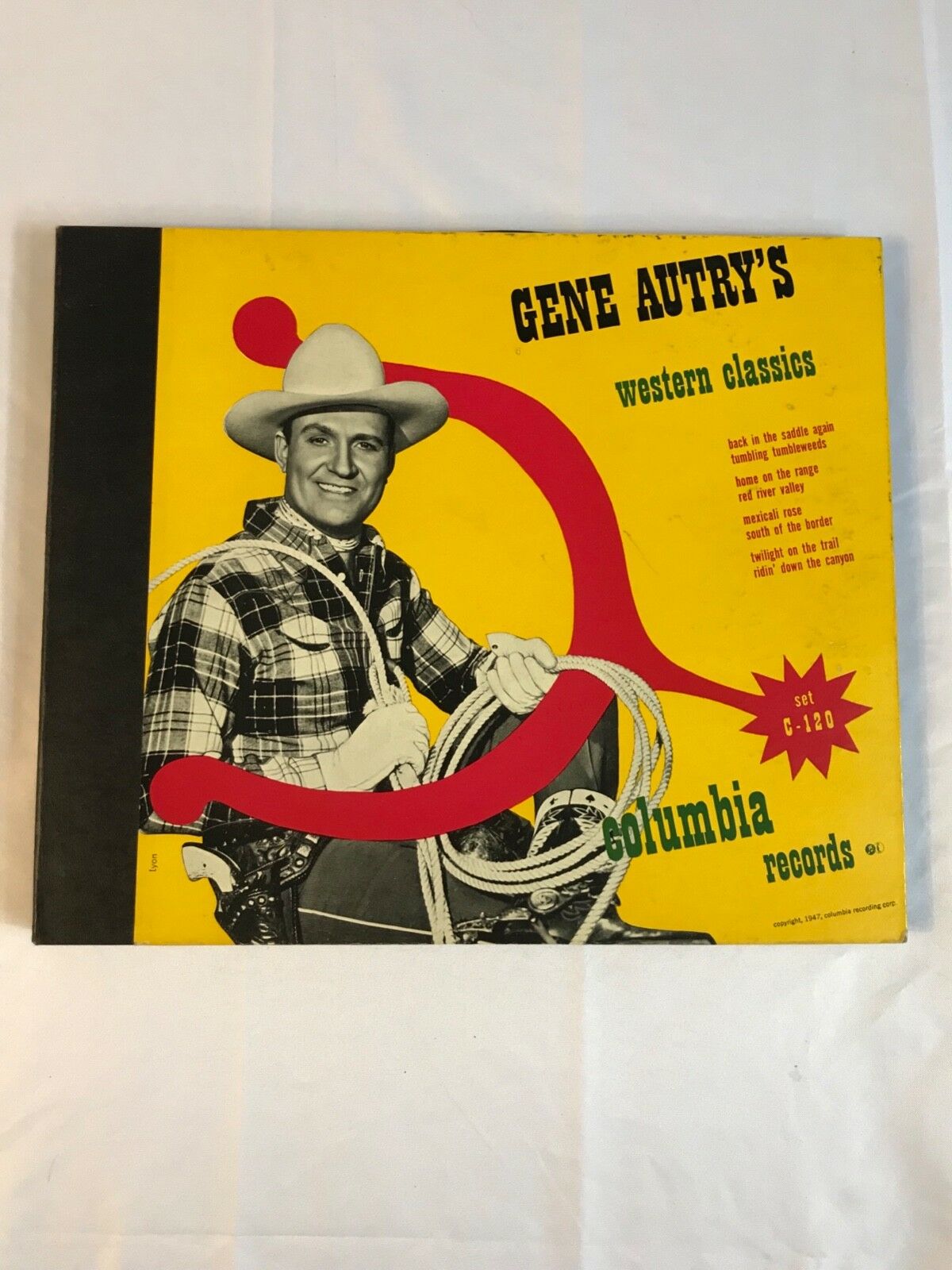 popsike.com - GENE AUTRY western classics set C-120 1947 Columbia ...