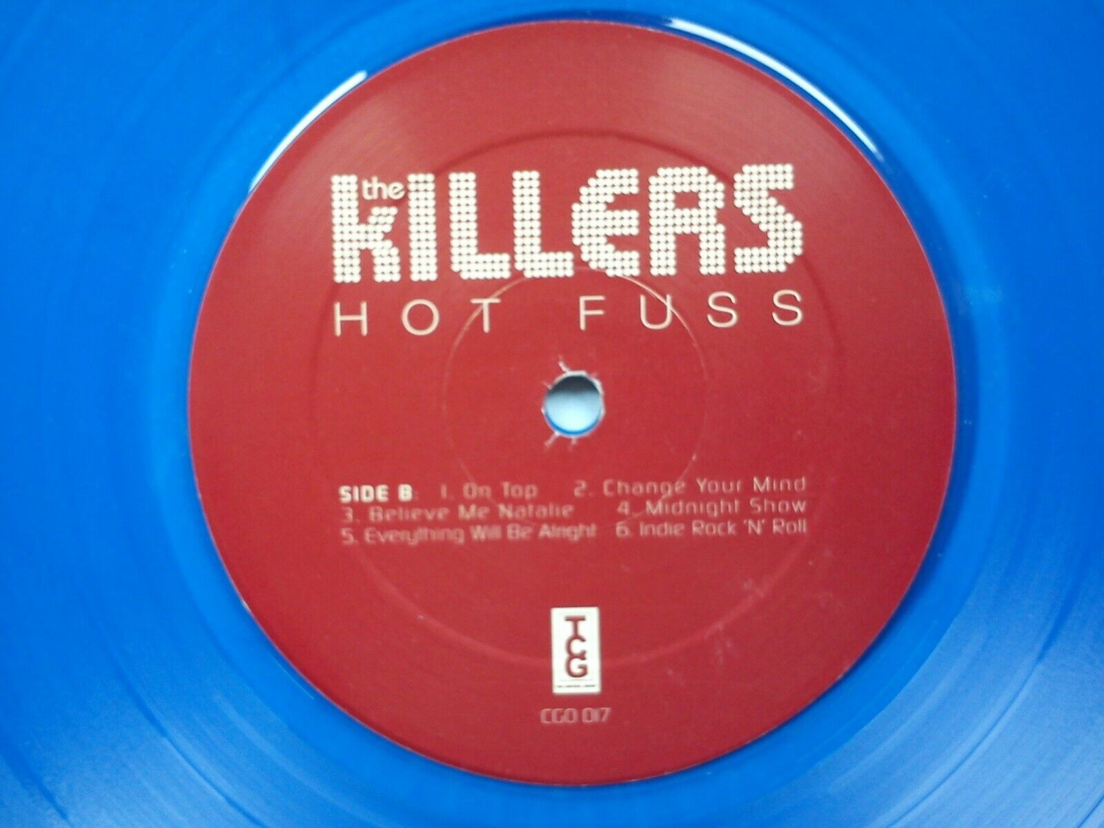 The Killers Hot Fuss Lp Blue Vinyl The Control Group