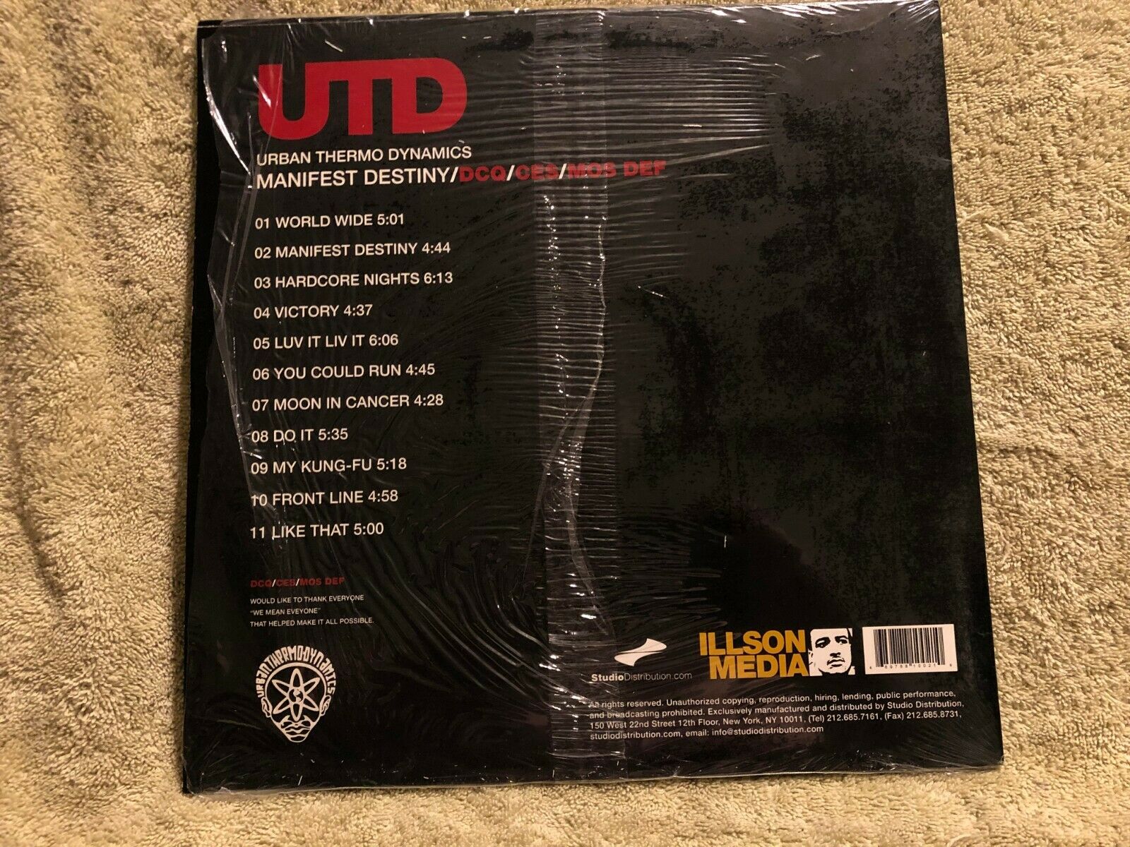 popsike.com - UTD (URBAN THERMO DYNAMICS - MANIFEST DESTINY - DCQ