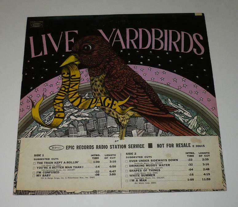 LP LIVE YARDBIRDS (FEATURING JIMMY PAGE) - 洋楽