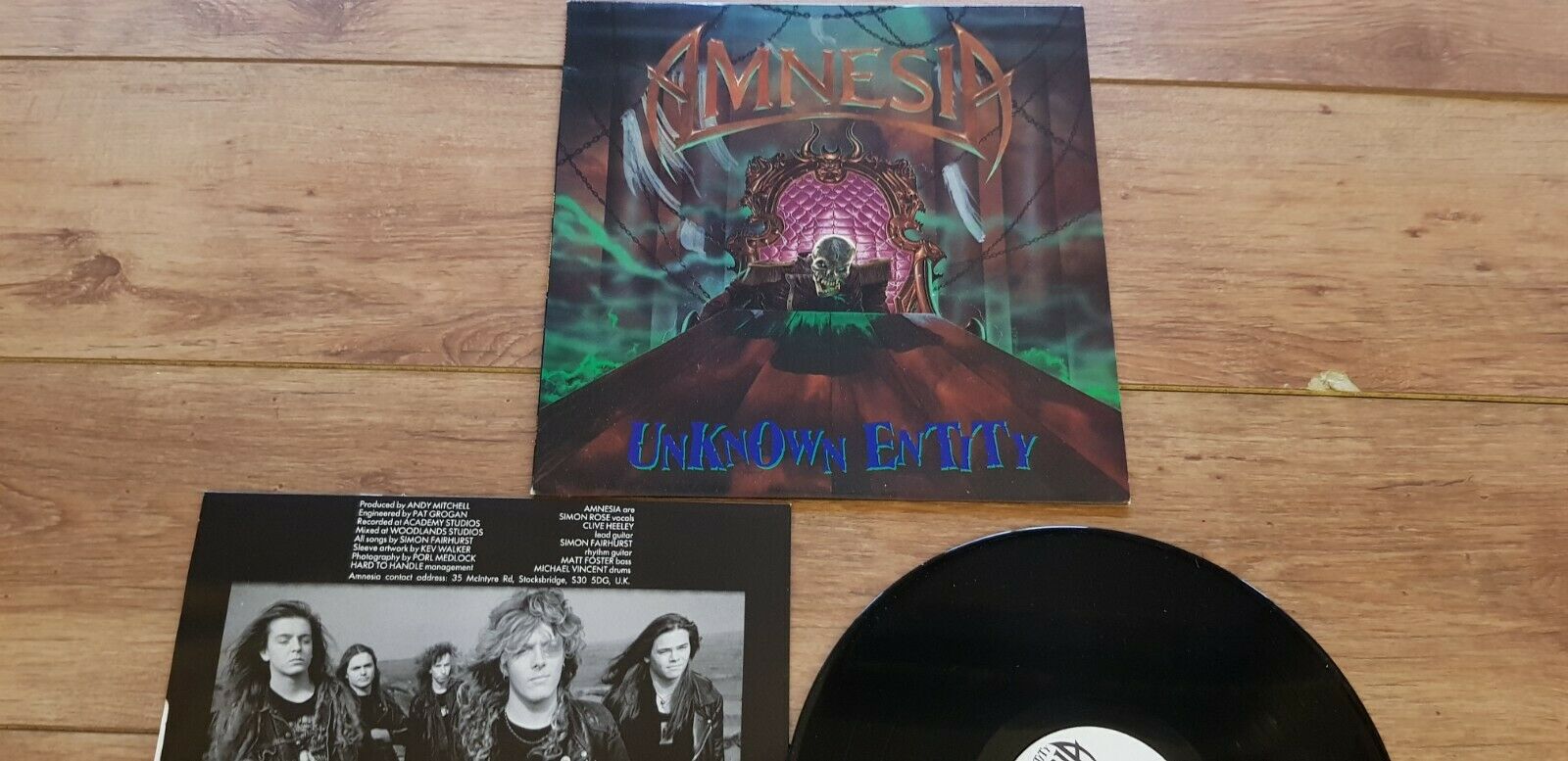 popsike.com - AMNESIA - UNKNOWN ENTITY - RARE ORIGINAL 1991 LP +