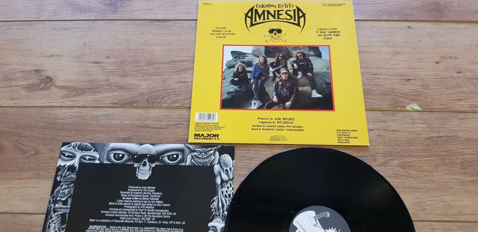 popsike.com - AMNESIA - UNKNOWN ENTITY - RARE ORIGINAL 1991 LP +