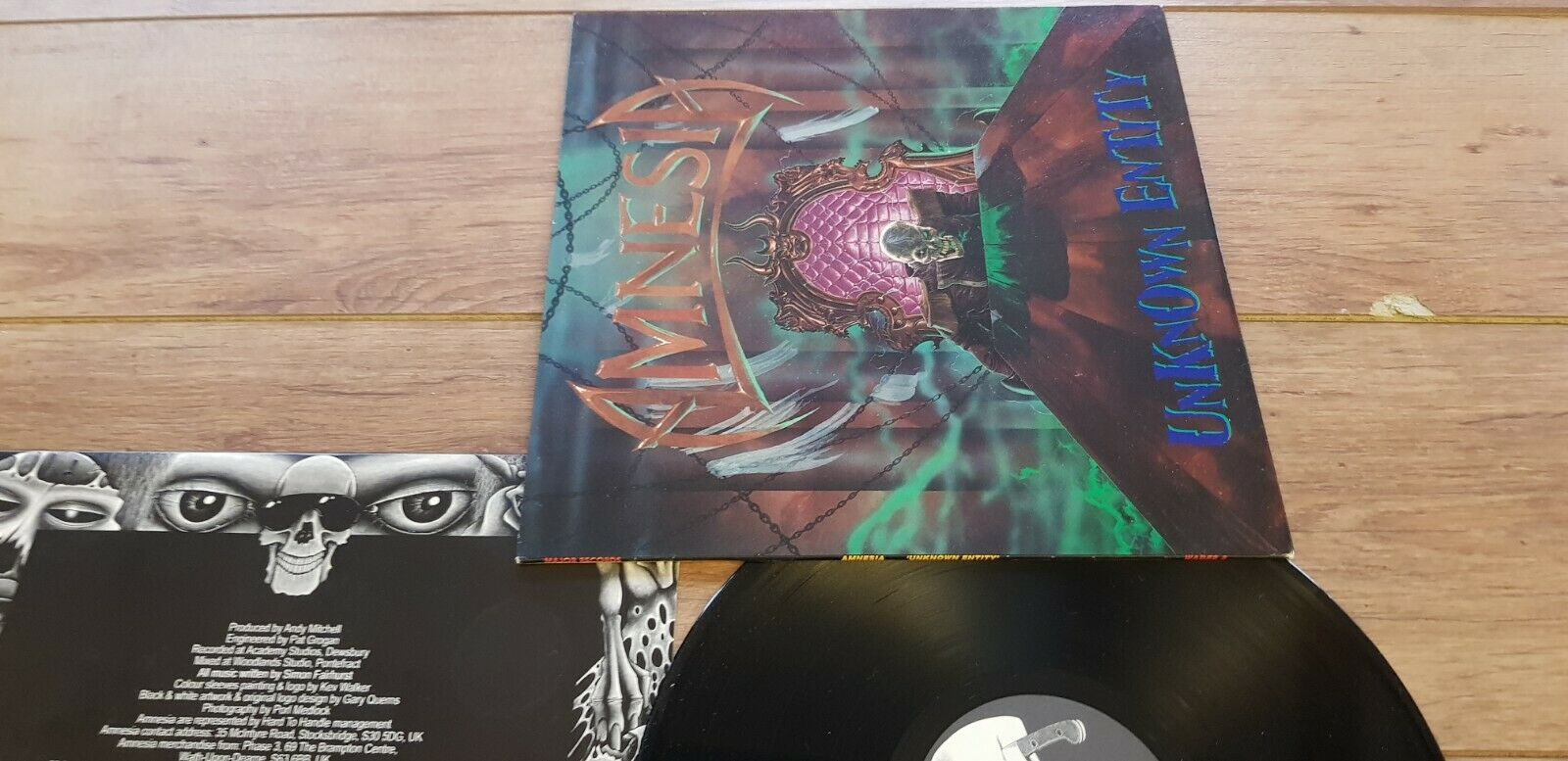 popsike.com - AMNESIA - UNKNOWN ENTITY - RARE ORIGINAL 1991 LP +