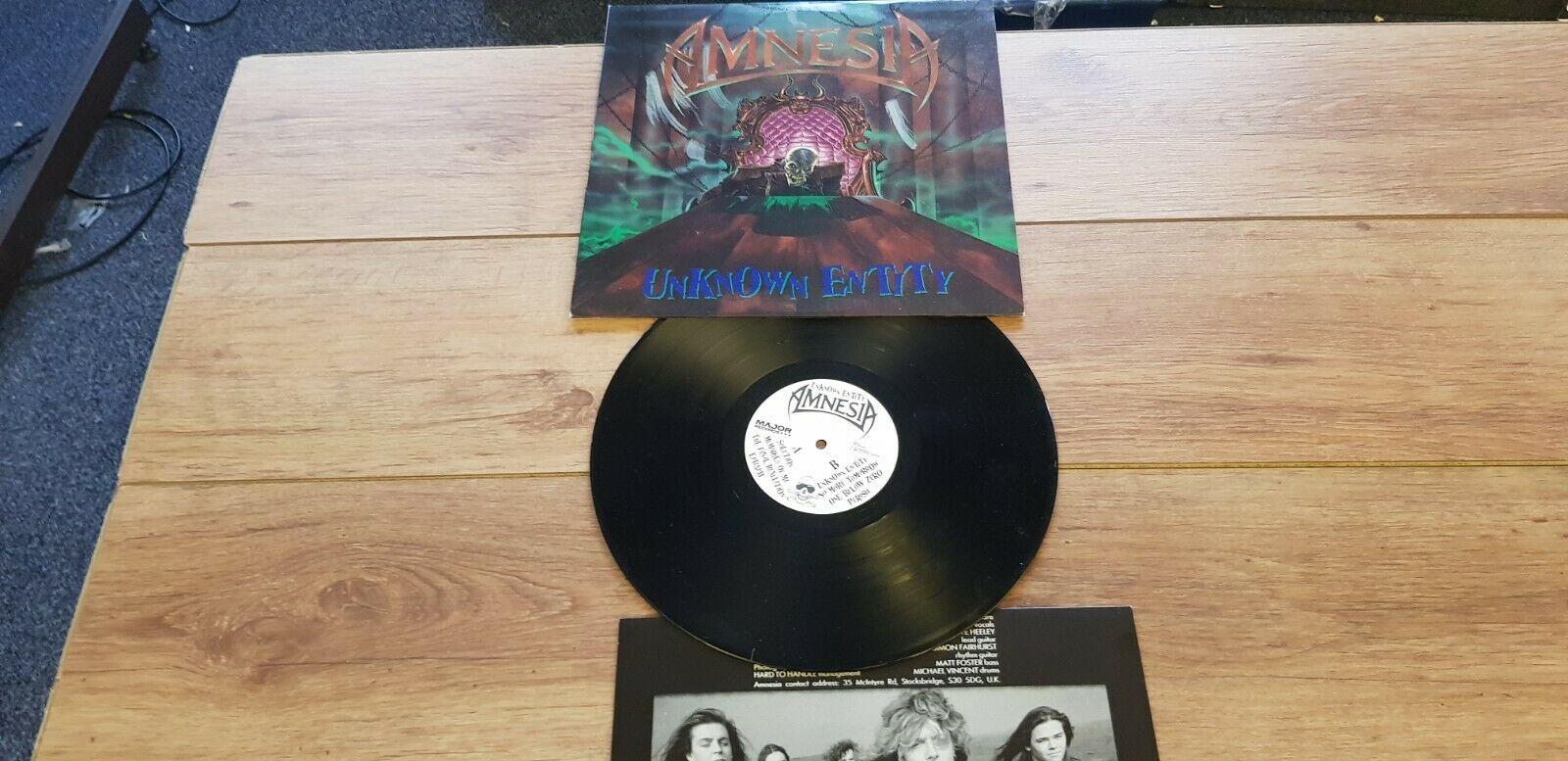 popsike.com - AMNESIA - UNKNOWN ENTITY - RARE ORIGINAL 1991 LP +