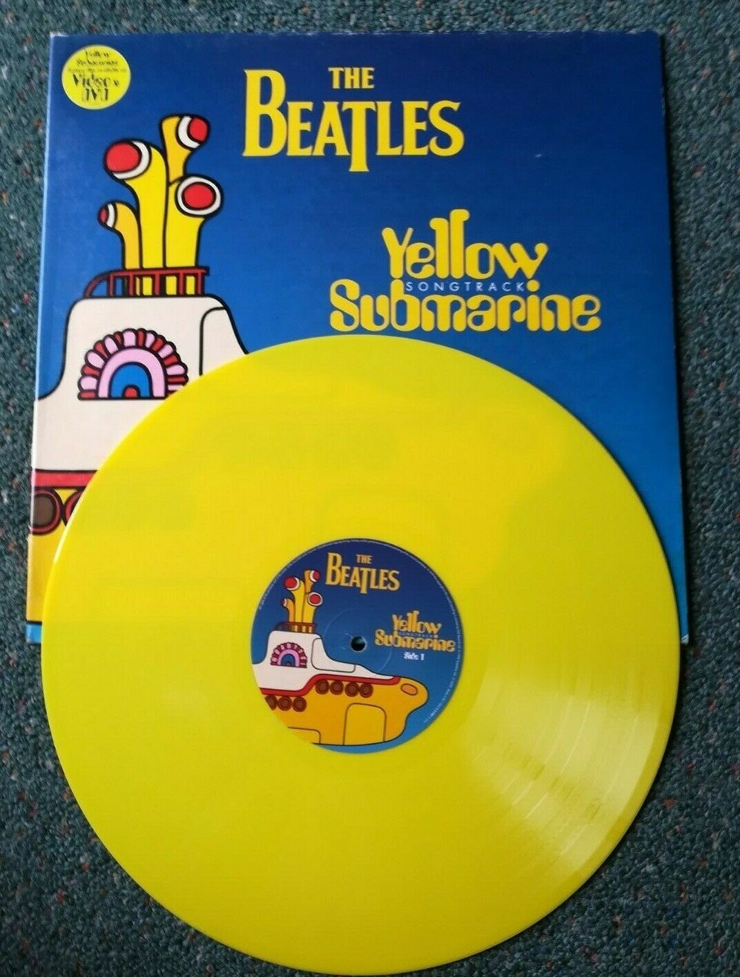 popsike.com - The Beatles ?– Yellow Submarine Songtrack. (Remix RARE 1999  Yellow Vinyl LP) - auction details