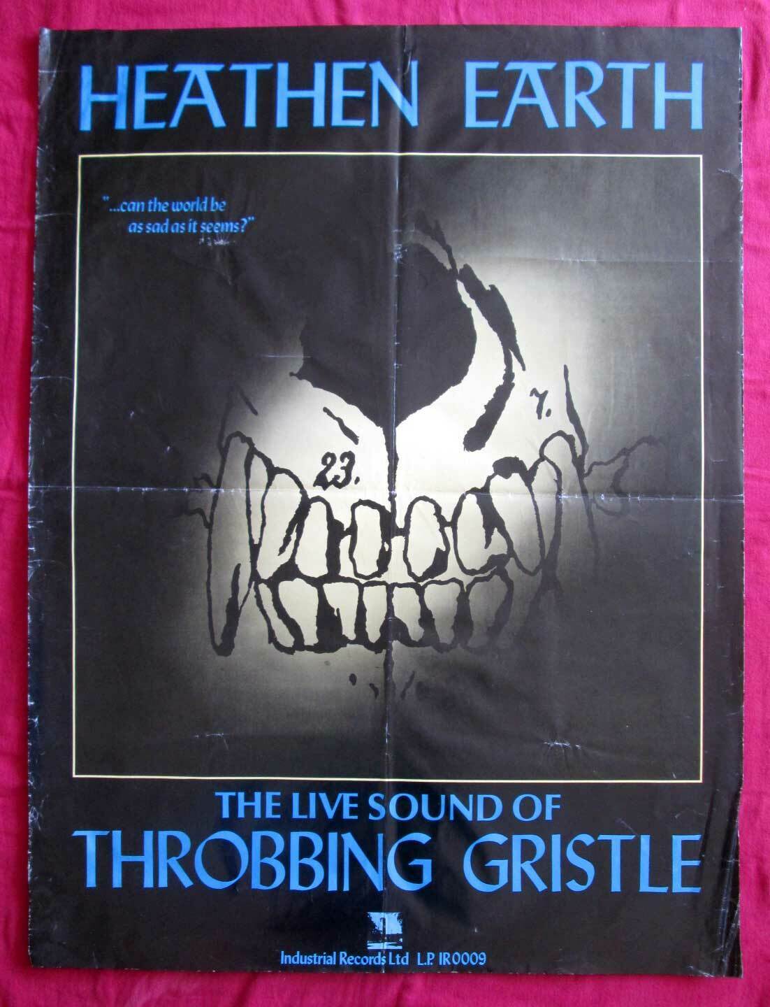 popsike.com - *Genuine* THROBBING GRISTLE Heathen Earth PROMO