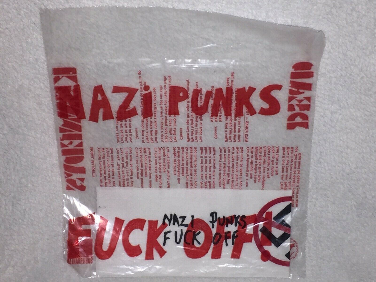 Dead Kennedys Nazi Punks Fuck Off Moral Majority W