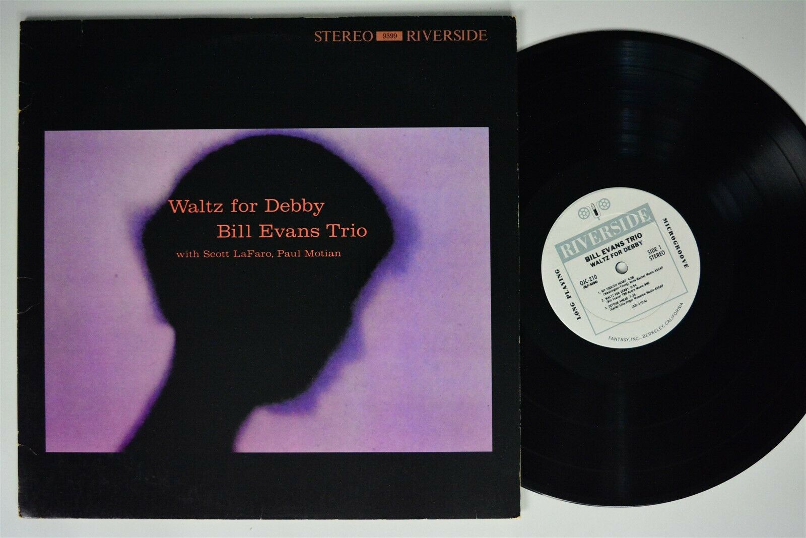 popsike.com - BILL EVANS TRIO Waltz For Debby RIVERSIDE OJC-210 LP